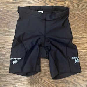 2 pairs Sugoi Womens padded bike cycling shorts black size S/P